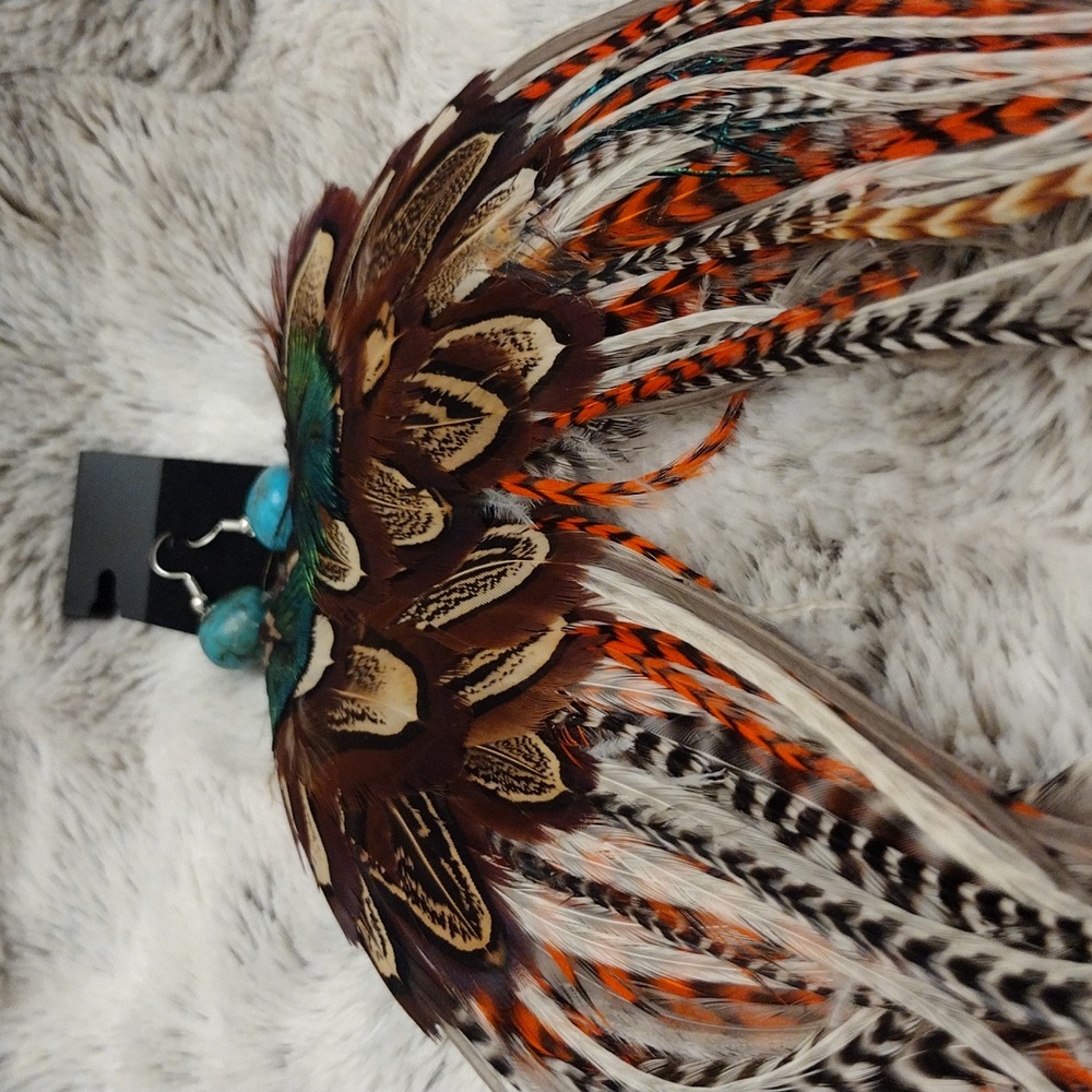 Feather earrings - Picture 6 of 6